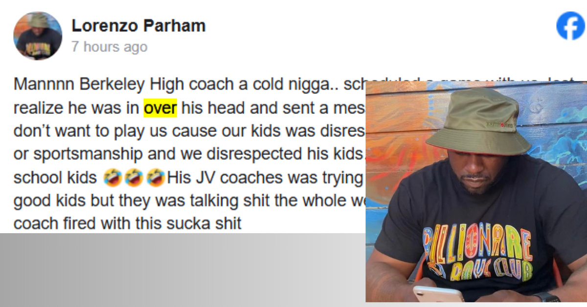 Berkeley High School Coach Schedules the Game, Loses, Then Claims “Disrespect” and “No Character” to Back Out To Cancel The Rematch