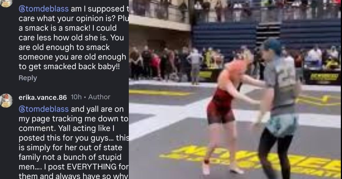Logan, West Virginia Mother of Blue-Haired Wrestler Who Slapped 15-Year-Old Opponent During Match Publicly Supports Her Daughter!