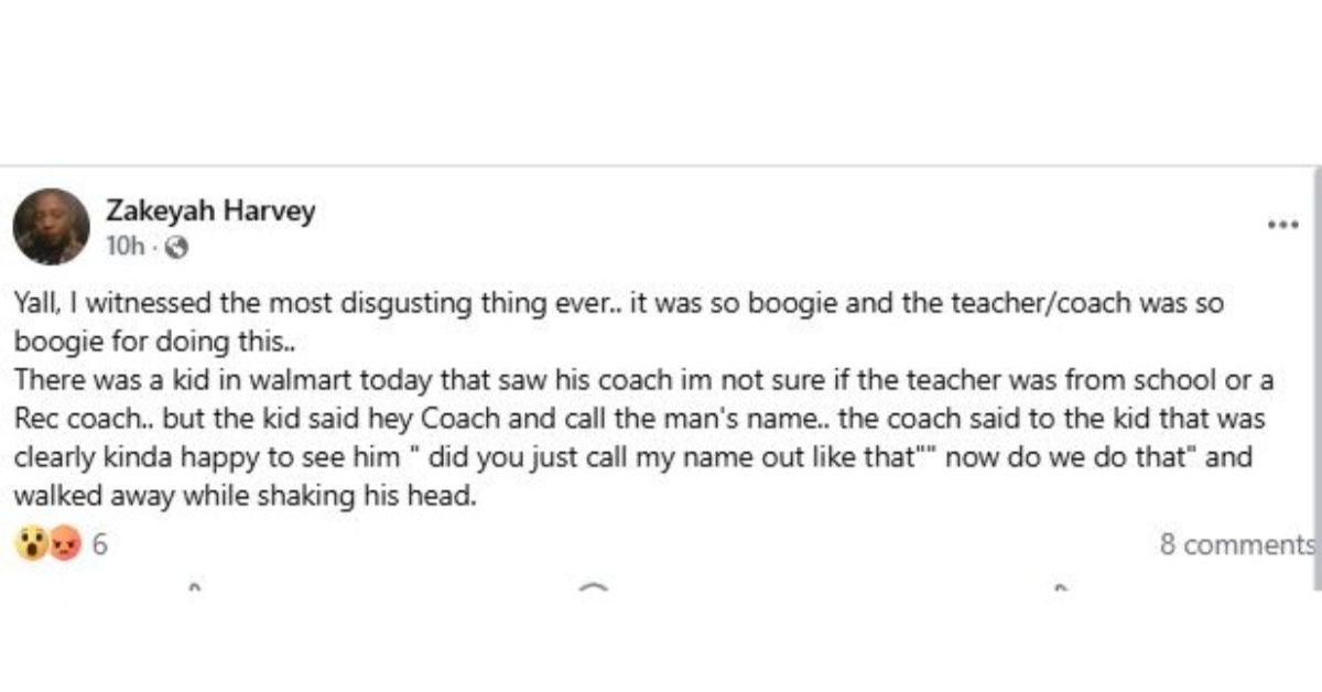 “Did You Just Call My Name Out Like That?” Kid Greets Coach In Mason, Georgia Walmart Only For The Coach To Publicly Shame Him!