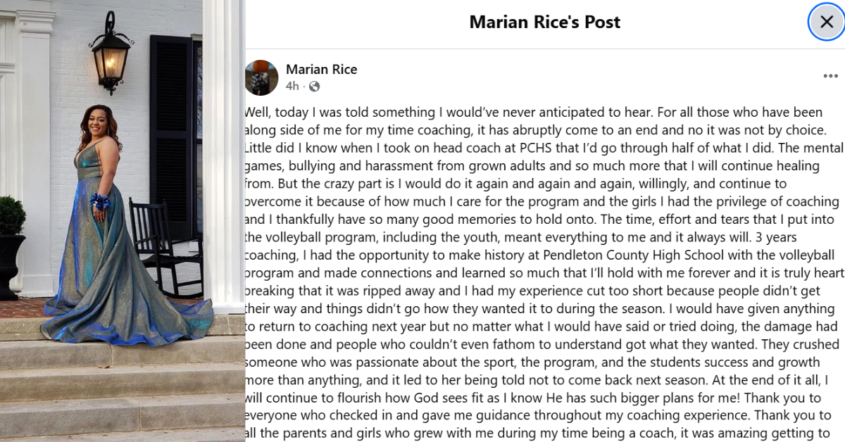 Pendleton County High School Head Volleyball Coach’s Tenure Cut Short After Mental Games, Bullying, and Adult Harassment