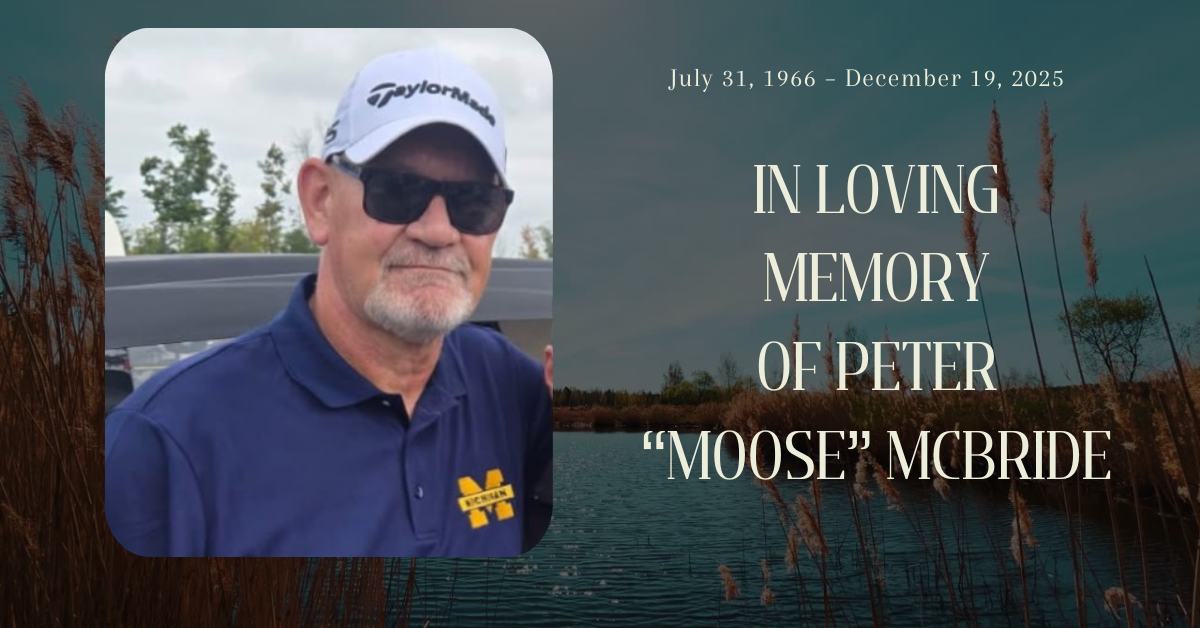 Former Soccer Player and Golf Club President from Ontario, Peter “Moose” McBride, Dies at 59!
