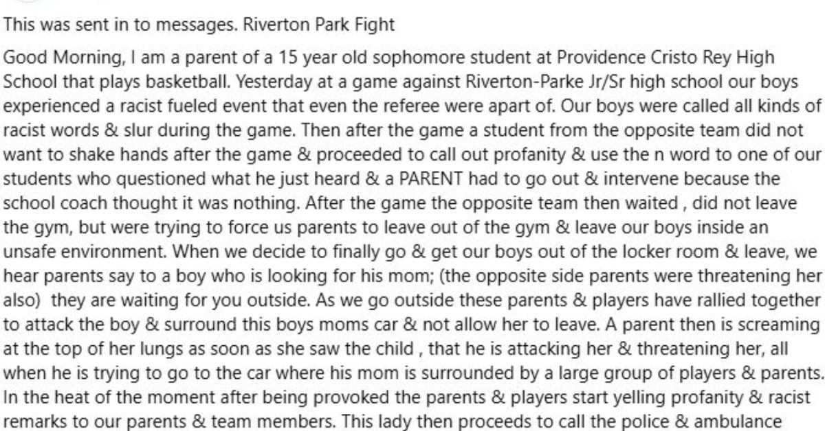 Providence Cristo Rey Student-Athletes Endure Racist Slurs and N-Word During Game, Opposing Team Refuses Handshake, and Parent Steps In After Coach Dismissal!