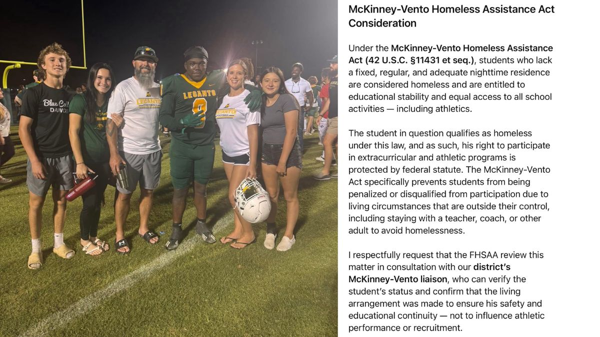 ‘Do What’s Right for the Kids’: Lecanto Coach Says FHSAA Wrongly Punished Homeless Student Under McKinney-Vento Act