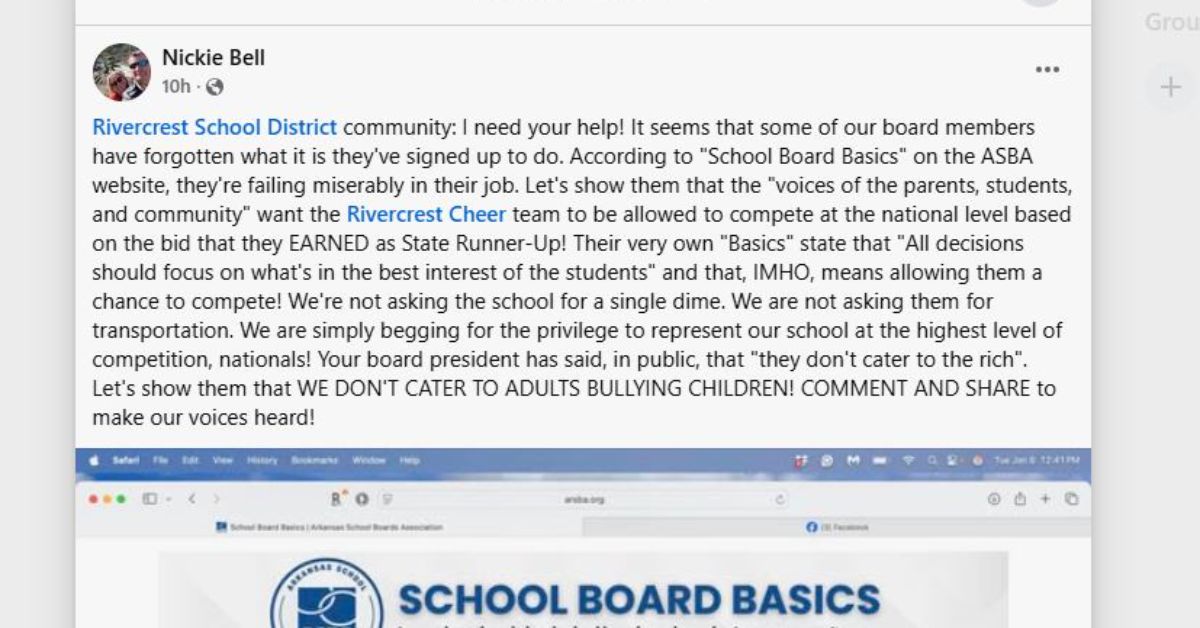 Rivercrest High School Cheerleaders Fight for Permission to Compete at Nationals Even After Earning State Runner-Up Bid!