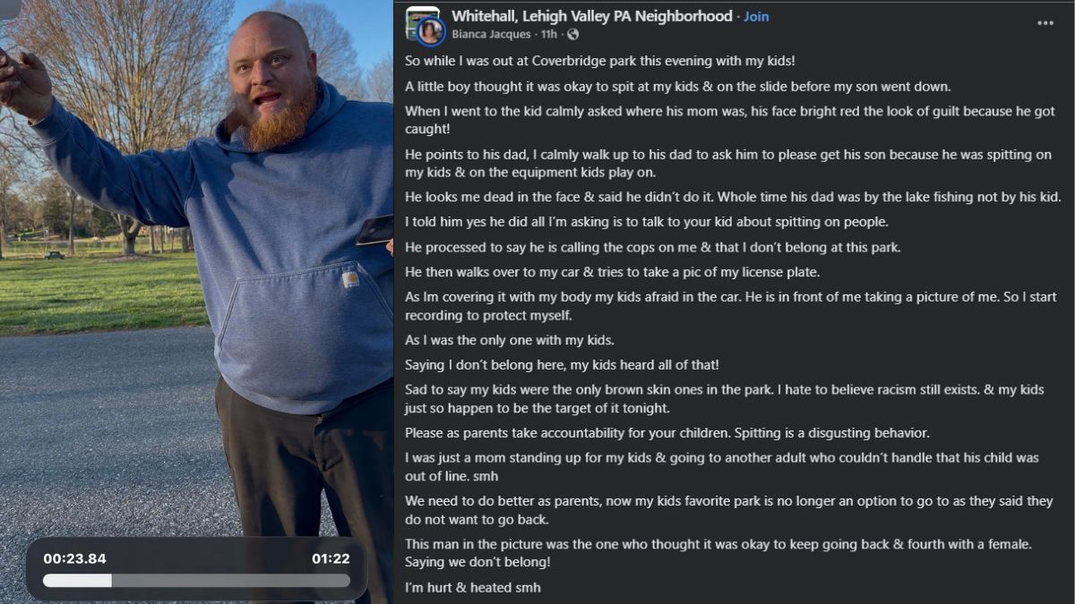 Whitehall Township Park Incident: Parent Says She Was Told “You Don’t Belong Here”